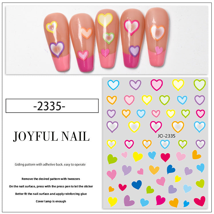 Wholesale Net red new nail art stickers